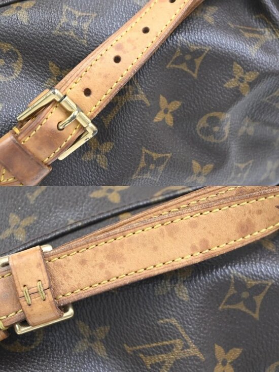 LOUIS VUITTON Montsouris GM Backpack Bag Monogram Leather Brown M51135 72CA811 main image 16